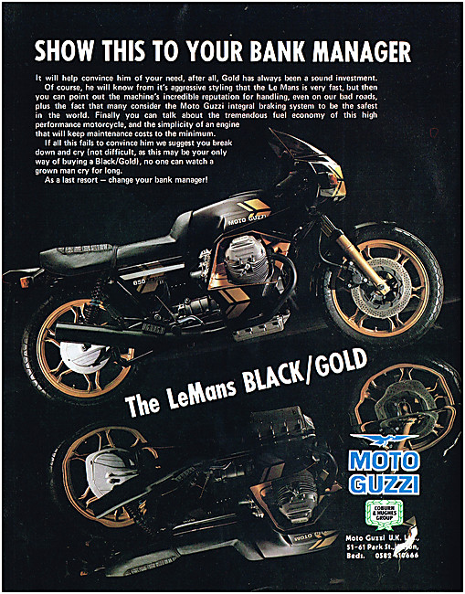 1981 Moto Guzzi 850 Le Mans                                      