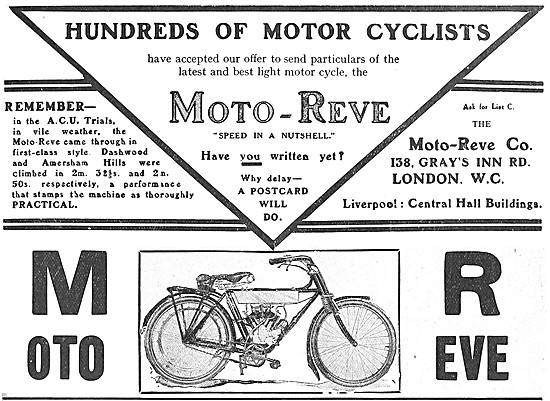 Moto-Reve Motor Cycles                                           