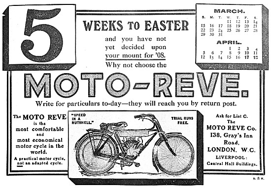 Moto-Reve Motor Cycles                                           