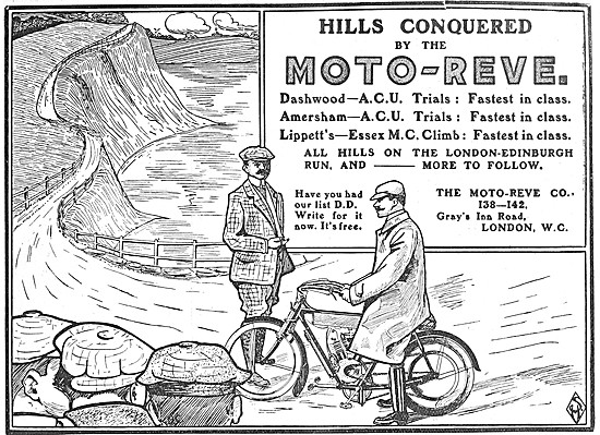 1908 Moto-Reve Motor Cycles                                      