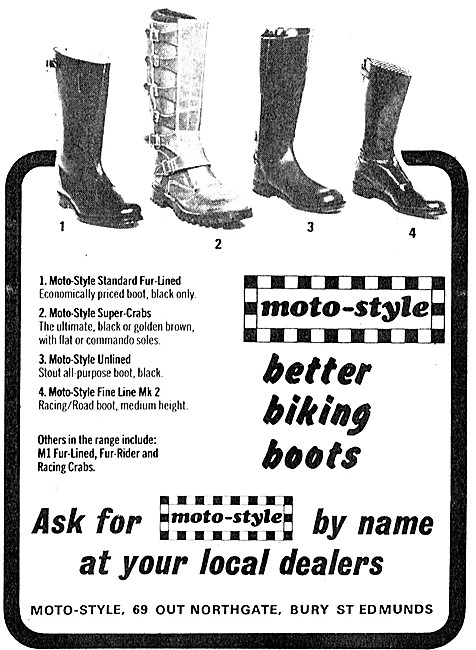 Moto-Style Riding Boots 1974 Style                               