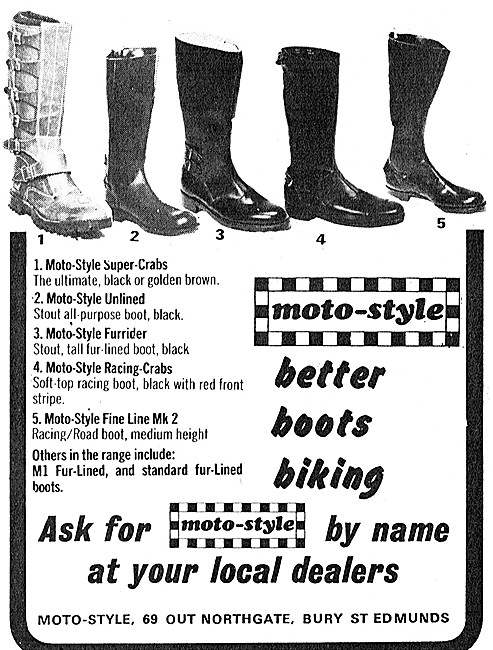 Moto-Style Motor Cycle Riding Boots                              