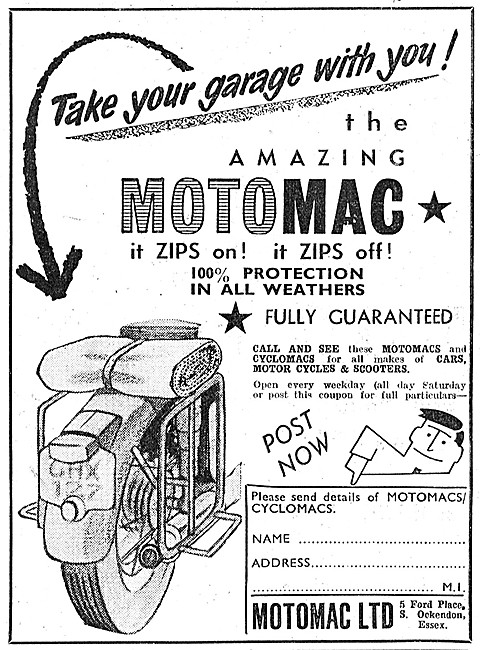 Motomac Protective Cover For Motor Cycles                        