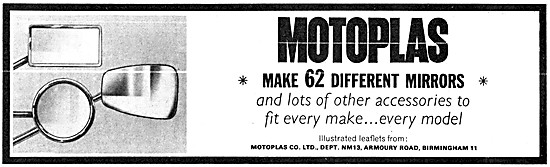Motoplas MPC Motor Cycle Rear View Mirrors                       