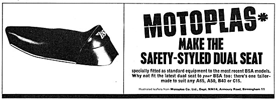 Motoplas MPC Safety-Styled Motor Cycle Dual Seat                 