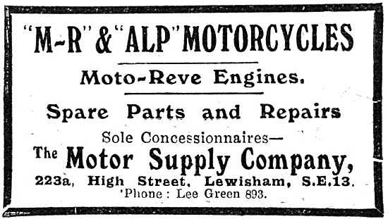 M-R & ALP Motorcycles                                            