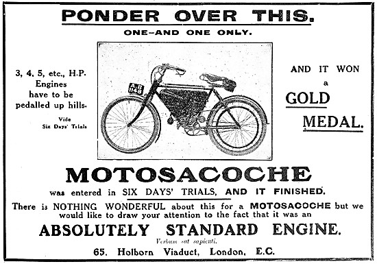 Motosacoche Motor Cycles                                         