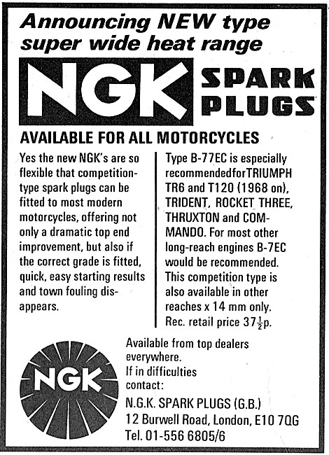 NGK Spark Plugs                                                  