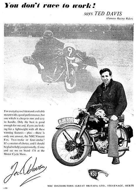 NSU-Vincent Motor Cycles                                         