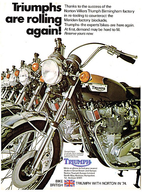 Triumph Trident 750cc Triple - NVT Motorcycles                   