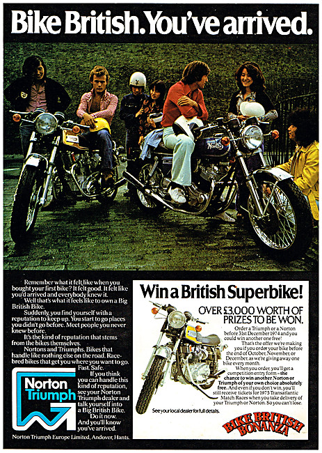 Triumph Trident - Norton Commando  - NVT Motorcycles             