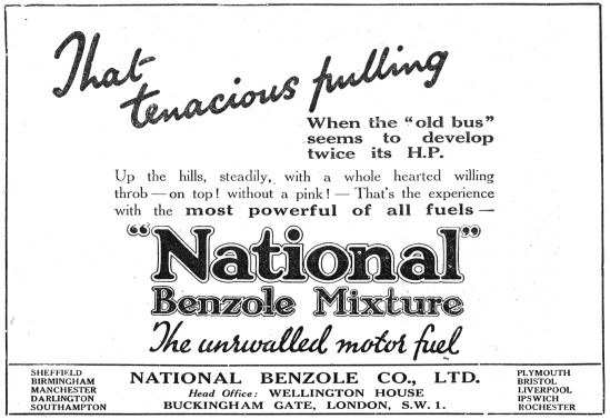 National Benzole Petrol - National Benzole Mixture               