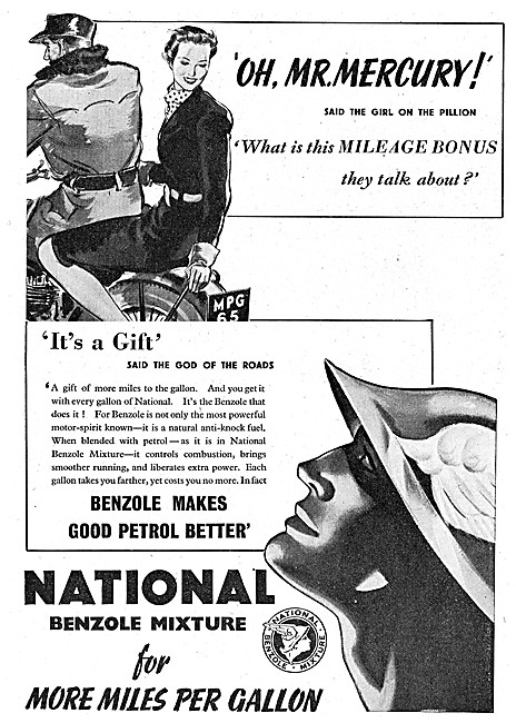 National Benzole Petrol - Mr Mercury                             