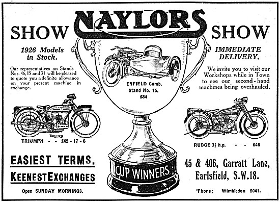 Naylors  Motor Cycle Sales & Service                             