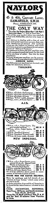 Naylors  Motor Cycle Sales & Service                             