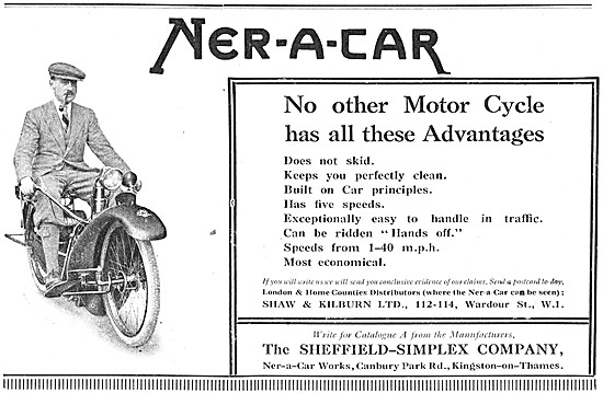 1924 Ner-A-Car Motor Cycle                                       
