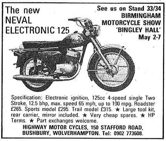 1979 Neval Electronic 125                                        