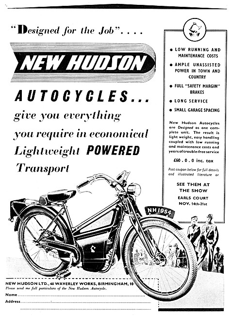 New Hudson Autocycle                                             