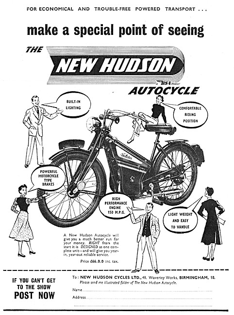 New Hudson  Autocycle                                            