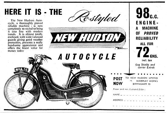 New Hudson Autocycle                                             