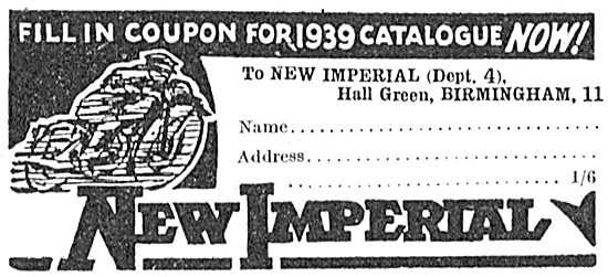 New Imperial Motor Cycles                                        