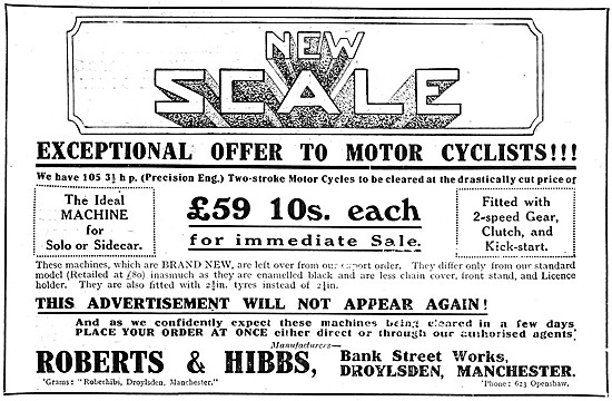 New Scale Motorcycles Advert                                     