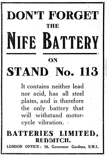 Nife Batteries                                                   