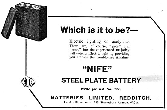 Nife Batteries                                                   