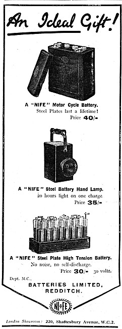 Nife Steel Battery Hand Lamp                                     