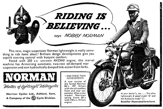 Norman B2 - Norman Villiers 197 cc - Norman Anzani 250 cc        