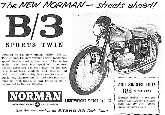 1958 Norman B/3 Sports Twin 250 cc                               