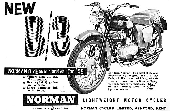 Norman Motor Cycles - Norman B/3 250 cc                          