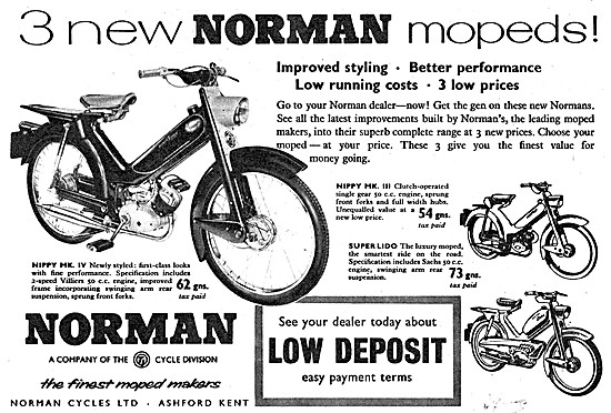 1960 Norman Nippy Mk.IV - Norman Super Lido Moped                