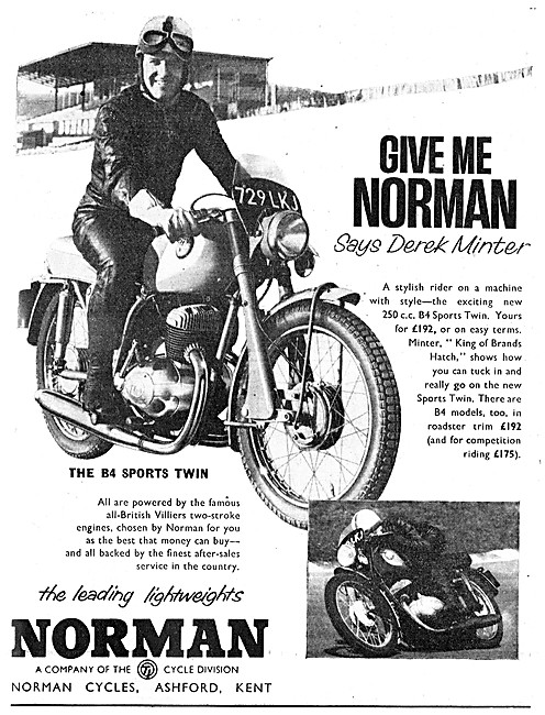 1961 Norman 250 cc Sports Twin - Norman B4 Sports Twin           