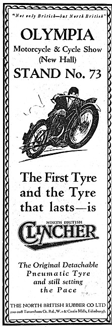 North British Clincher Motorcycle Tyres                          