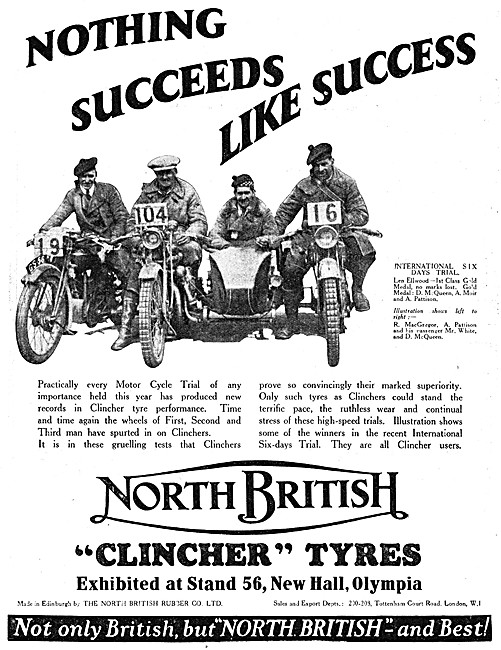 North British Clincherr Motorcycle Tyres                         