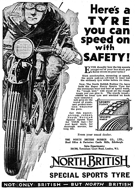 North British Rubber Motorcycle Tyres                            