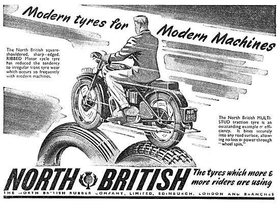 North British Rubber Motorcycle Tyres                            