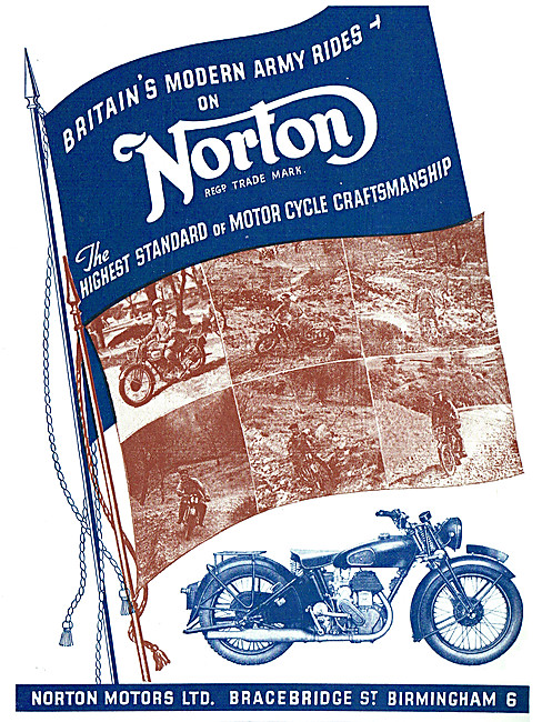 Norton Army Motor Cycles 1939 - Norton SV Machines               