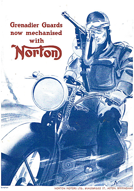 Grenadier Guards Norton Motor Cycles                             