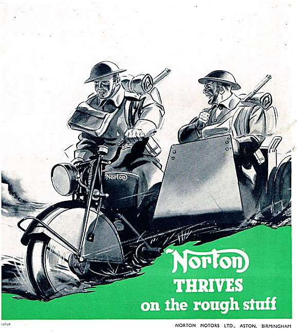 Home Guard Norton Motor Cycles 1941                              