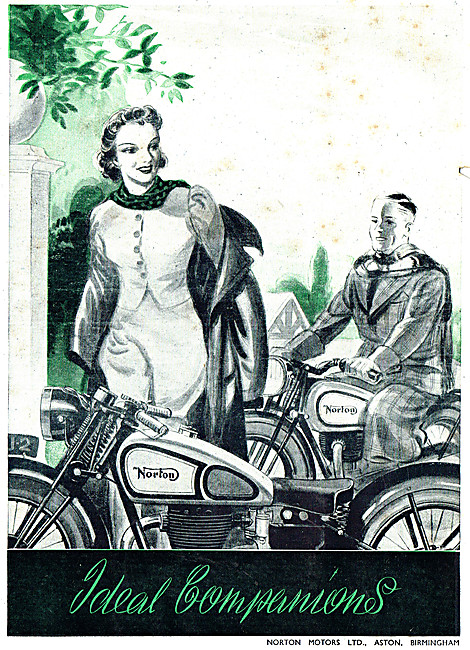 Norton Motorcycles 1941 Advert                                   