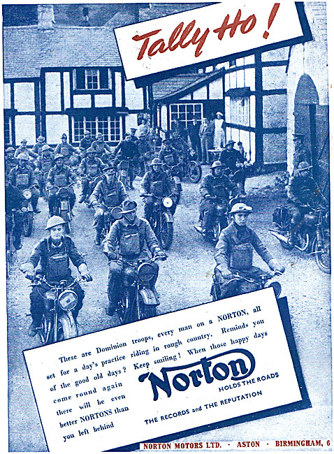 1944 WD Norton Motor Cycles                                      