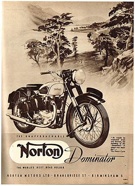 1952 Norton Dominator 650cc                                      