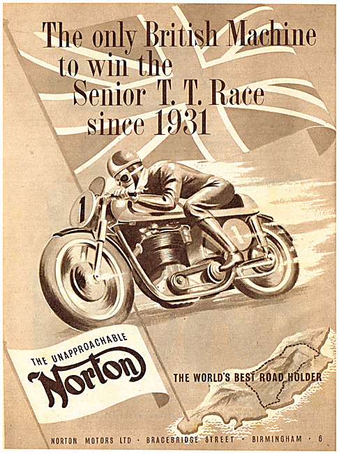 Norton Motorcycles Race Winners                                  