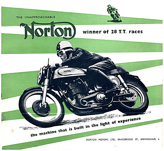 Norton Racing Motorcycles 1952 - Manx Norton                     