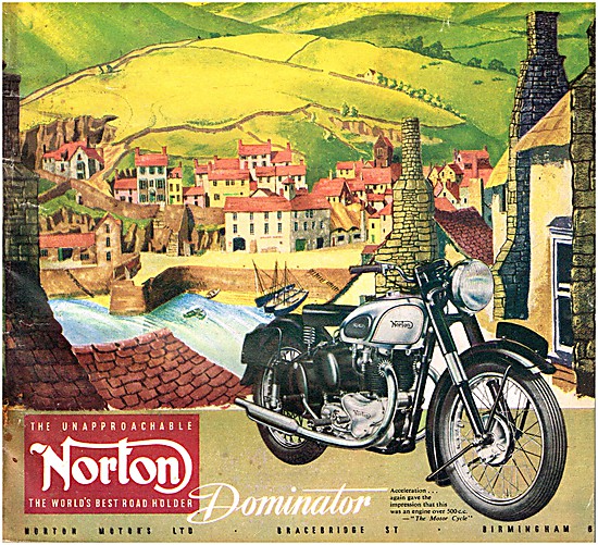 Norton Dominator 1952 Advert                                     