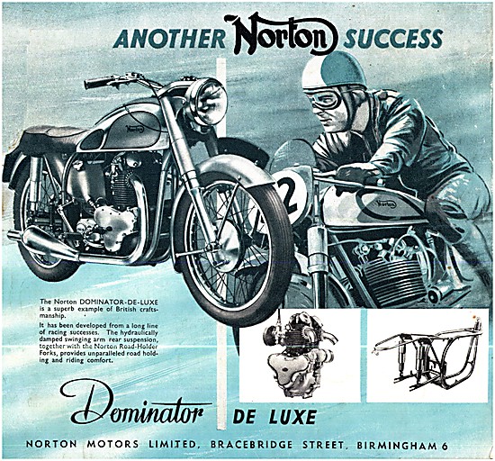 1952 Norton Dominator De-Luxe                                    