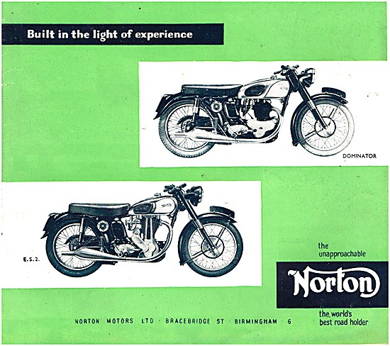 1953 Norton Dominator - Norton E.S.2.                            