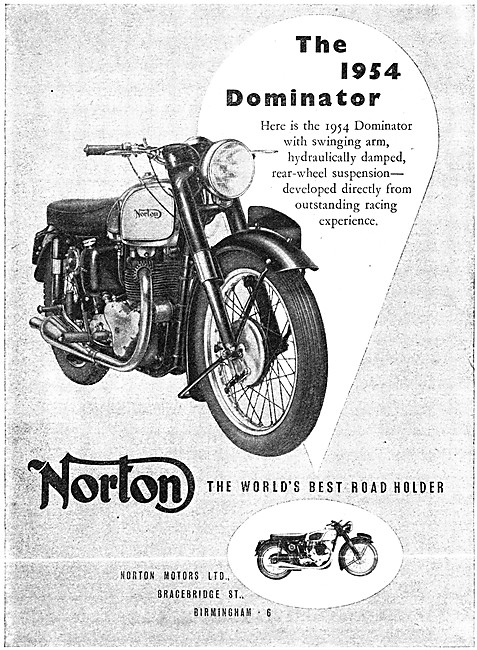 1954 Norton Dominator                                            